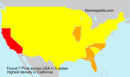 Surname Prod in USA Surname Prod in USA