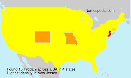 Surname Prodani in USA Surname Prodani in USA