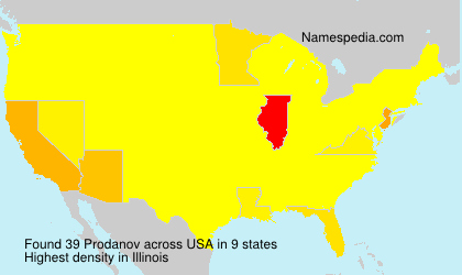 Surname Prodanov in USA Surname Prodanov in USA