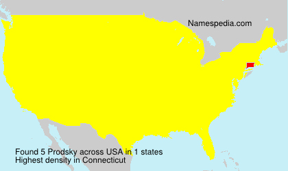 Surname Prodsky in USA Surname Prodsky in USA