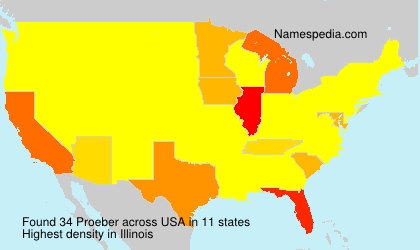 Surname Proeber in USA Surname Proeber in USA