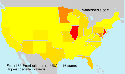 Surname Proebstle in USA Surname Proebstle in USA