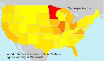 Surname Proehl in USA Surname Proehl in USA