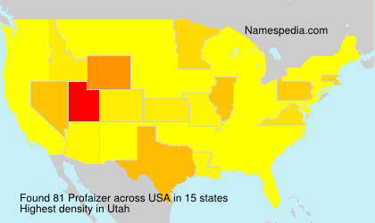 Surname Profaizer in USA Surname Profaizer in USA