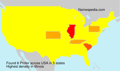 Surname Profer in USA Surname Profer in USA