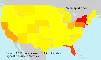 Surname Profera in USA Surname Profera in USA