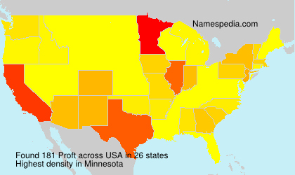 Surname Proft in USA Surname Proft in USA