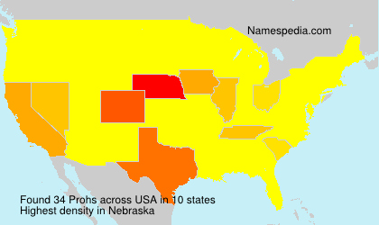 Surname Prohs in USA Surname Prohs in USA