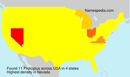 Surname Prokopius in USA Surname Prokopius in USA