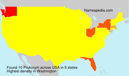 Surname Prokorym in USA Surname Prokorym in USA