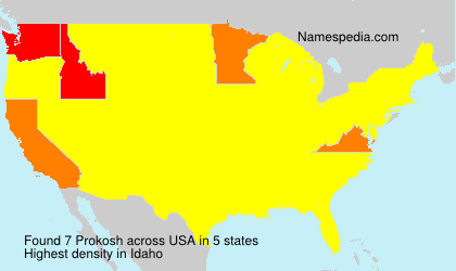 Surname Prokosh in USA Surname Prokosh in USA