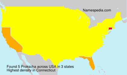 Surname Prokscha in USA Surname Prokscha in USA