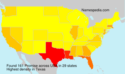 Surname Promise in USA Surname Promise in USA