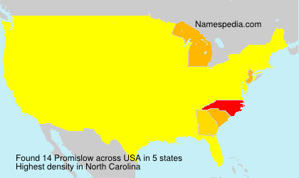 Surname Promislow in USA Surname Promislow in USA
