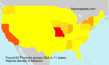 Surname Promnitz in USA Surname Promnitz in USA