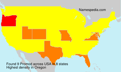 Surname Promod in USA Surname Promod in USA
