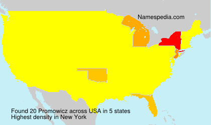 Surname Promowicz in USA Surname Promowicz in USA