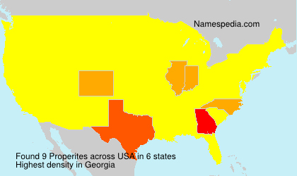 Surname Properites in USA Surname Properites in USA