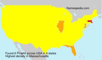 Surname Prophil in USA Surname Prophil in USA