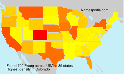 Surname Propp in USA Surname Propp in USA