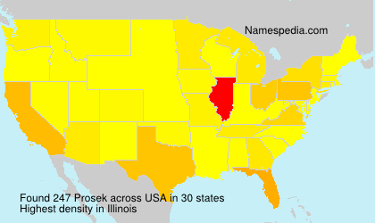 Surname Prosek in USA Surname Prosek in USA