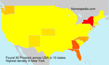 Surname Prossick in USA Surname Prossick in USA