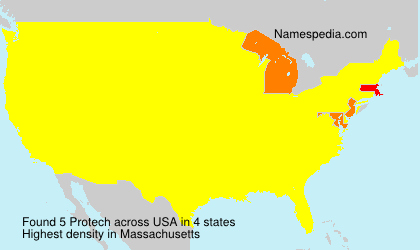 Surname Protech in USA Surname Protech in USA