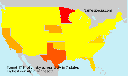 Surname Protivinsky in USA Surname Protivinsky in USA