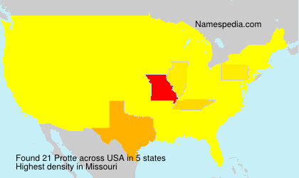 Surname Protte in USA Surname Protte in USA