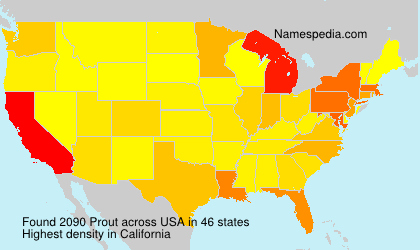 Surname Prout in USA Surname Prout in USA