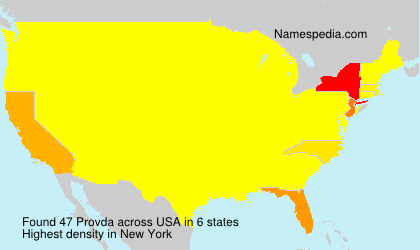 Surname Provda in USA Surname Provda in USA