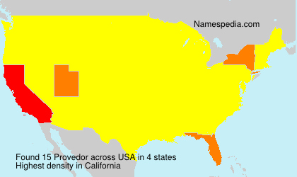 Surname Provedor in USA Surname Provedor in USA