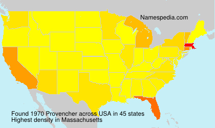Surname Provencher in USA Surname Provencher in USA