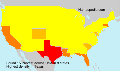 Surname Provest in USA Surname Provest in USA