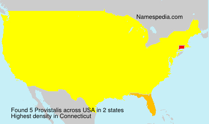 Surname Provistalis in USA Surname Provistalis in USA