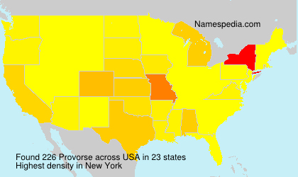 Surname Provorse in USA Surname Provorse in USA