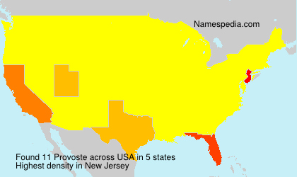 Surname Provoste in USA Surname Provoste in USA