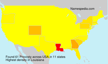 Surname Provosty in USA Surname Provosty in USA