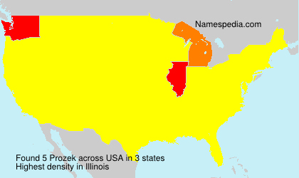 Surname Prozek in USA Surname Prozek in USA