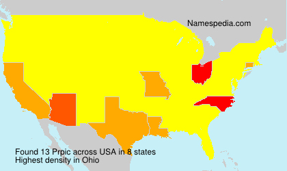 Surname Prpic in USA Surname Prpic in USA