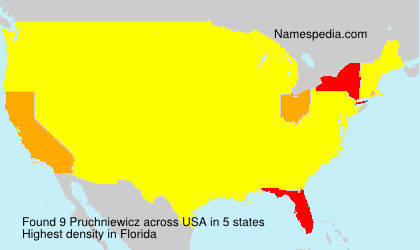 Surname Pruchniewicz in USA Surname Pruchniewicz in USA