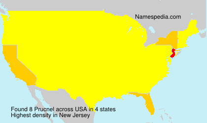 Surname Prucnel in USA Surname Prucnel in USA