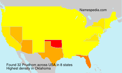 Surname Prudhom in USA Surname Prudhom in USA