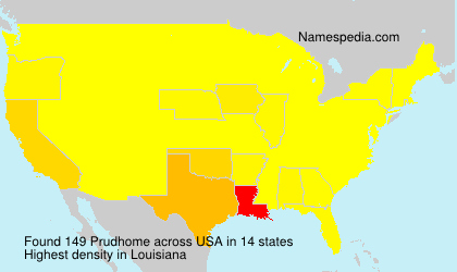 Surname Prudhome in USA Surname Prudhome in USA