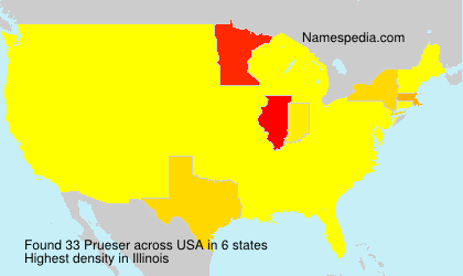 Surname Prueser in USA Surname Prueser in USA