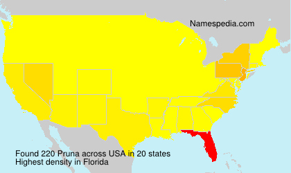 Surname Pruna in USA Surname Pruna in USA