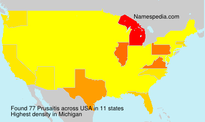 Surname Prusaitis in USA Surname Prusaitis in USA