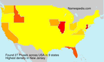 Surname Prusek in USA Surname Prusek in USA