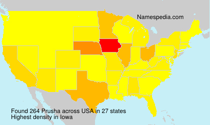 Surname Prusha in USA Surname Prusha in USA