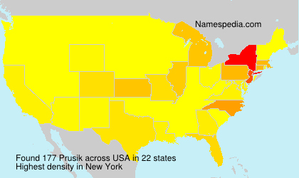 Surname Prusik in USA Surname Prusik in USA